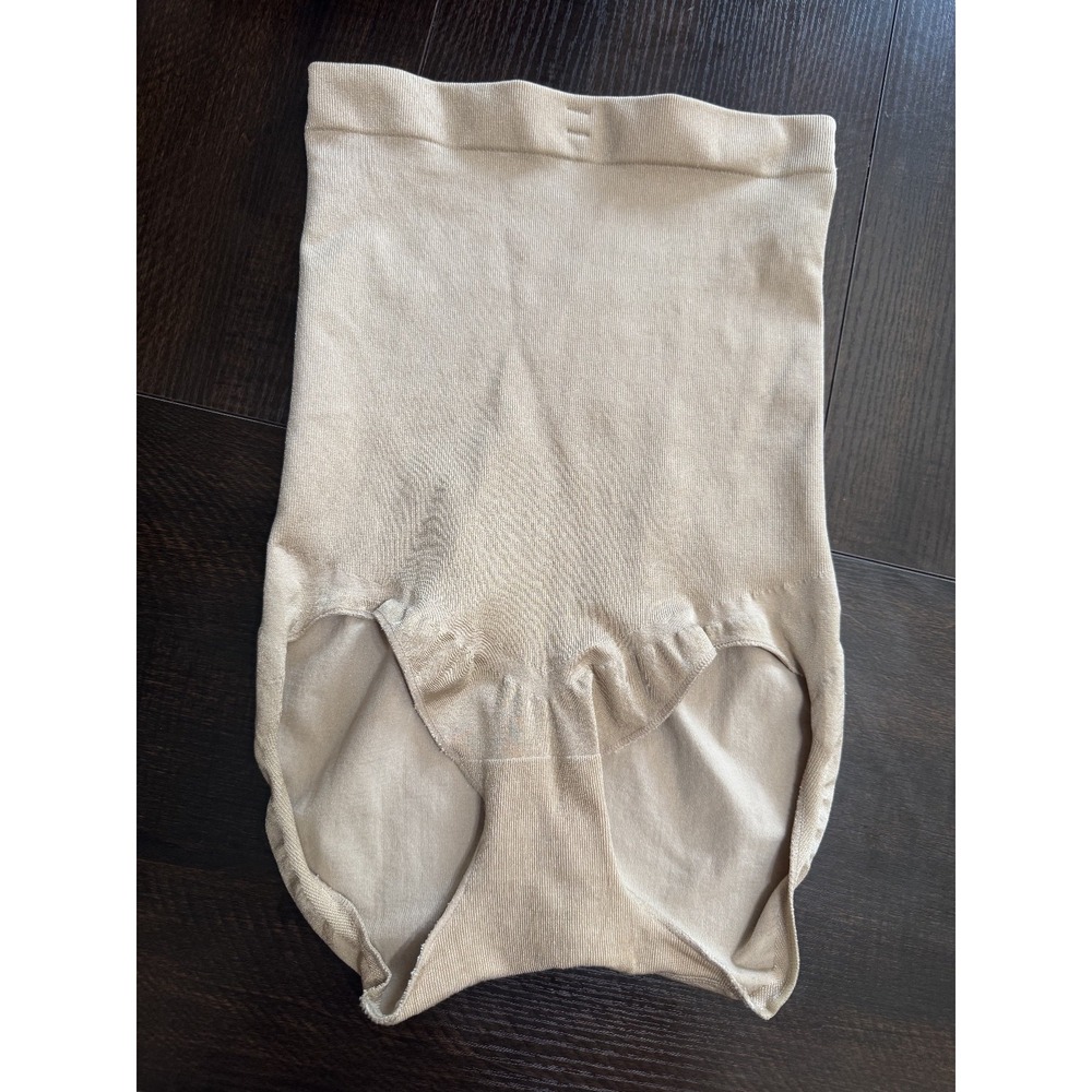 Spanx Women Beige High Waisted Shapewear Underwear Firm Compression Size XL 1125